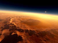 Марс захід Сонця