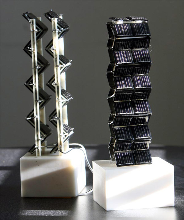 тривимірні сонячні батареї